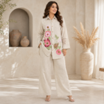 Designer Jute Applique Work Co-Ord Set