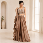 Simar Silk Designer Zardozi Palazzo Set with Dupatta