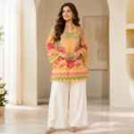 Floral Fusion Silk Kurta Set