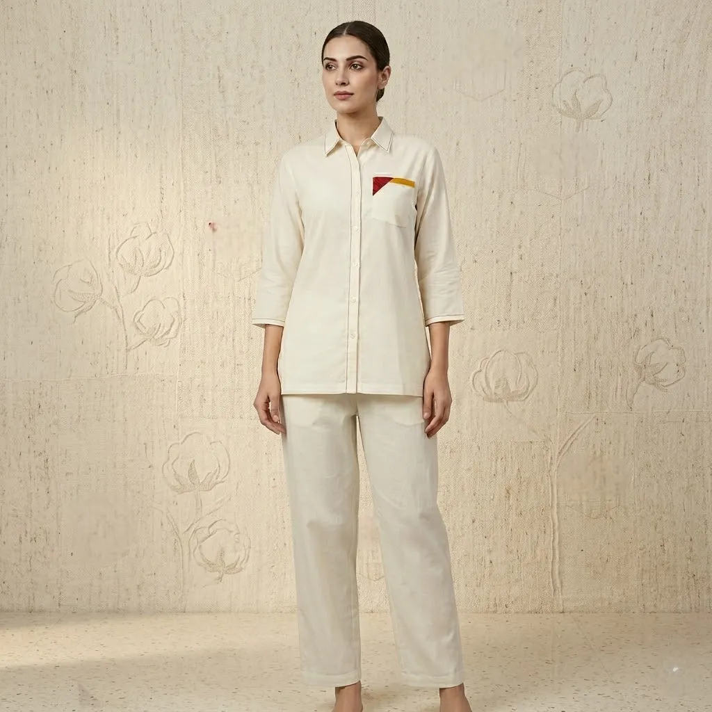 Pure Mul Cotton Smart Designer Co-Ord Set