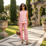 MSC Fashion 2864 Pure Cotton Embroidered Co-Ord Set