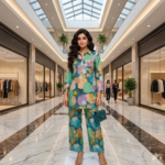 M.P. Kurtis Digital Print Cotton 2 Piece Co-Ord Set
