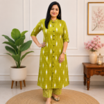 Premium Rayon A-Line Kurti Palazzo Set