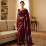 Mangalagiri Pattu Double Border Saree