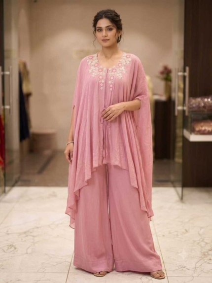 Chinnon Sharara Top Kaftan Set