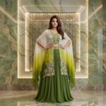 Sanwariya Fashionista Festive Cape Skirt Set