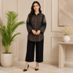 Premium Natural Crepe Printed Shirt