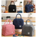 Imported Silver Foil Insulated Tiffin Bags (Pack of 10)