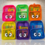 Transparent Eye Backpack Set (Pack of 3) - Any Random Print