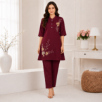 Designer Pure Silk Coord Set