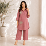 Designer Pure Silk Coord Set