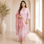 Premium Batik Muslin Print 3 Piece Set
