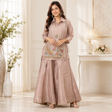 Tissue Fabric Divider Set with Embroidered Jacket