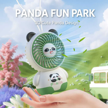 Super Cute Panda Mini Rechargeable Fan
