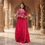 Chinnon Skirt Crop with Drape Set