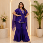 Premium Top Pant Set with Cape