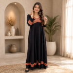 Designer Embroidered Maxi Dress