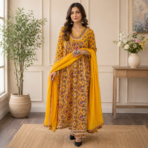 Printed Cotton Suit Set - Image 2