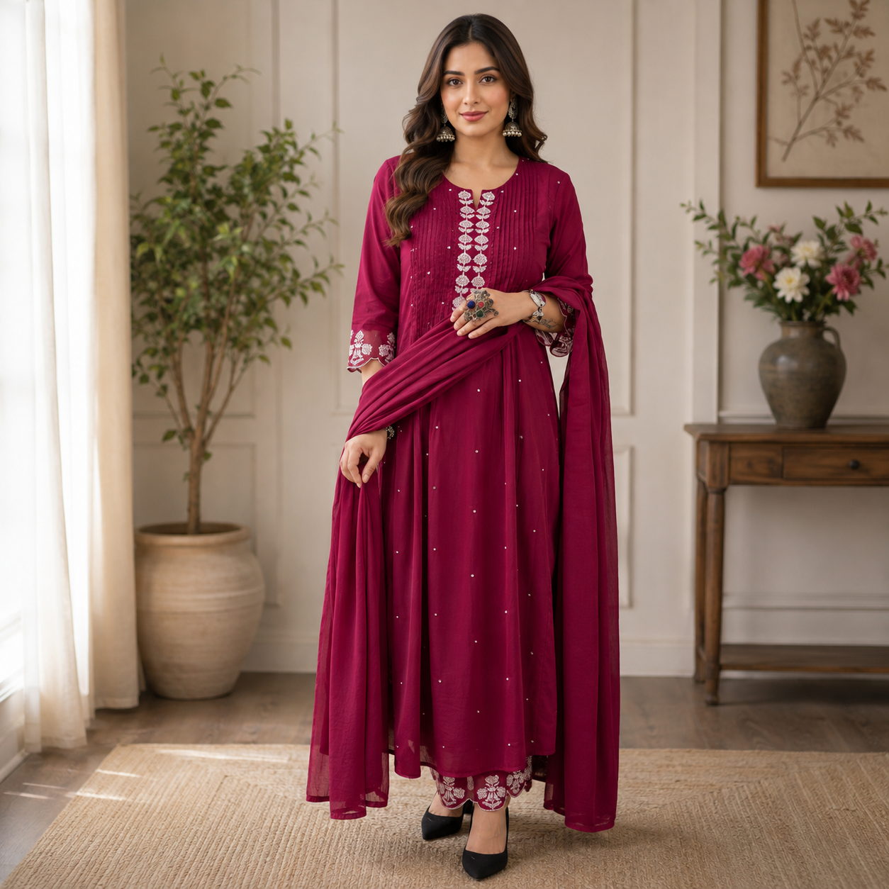 NF0613801 Embroidered Suit Set - Image 1