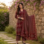 Printed Cotton Suit Set