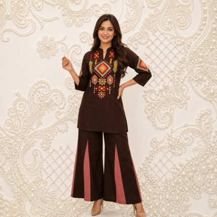 Embroidered Co-Ord Set