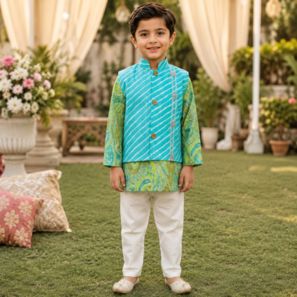 Premium Cotton Kurta Jacket Set