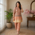 Silk Printed Co ord Set
