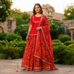 Special Patola Skirt Set with Dupatta