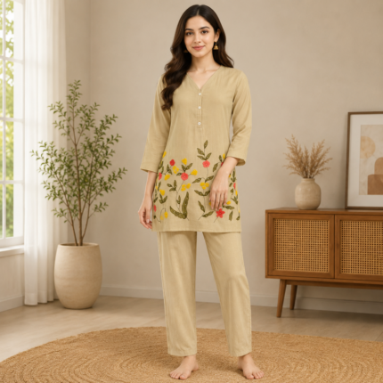 Pure Mul Chanderi Designer Co-Ord Set