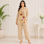 Premium Jute Cotton Designer Co ord Set