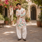Premium Rayon Chikankari Printed Kurta - Image 3