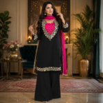Premium Crepe Silk Designer Suit Set
