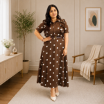 Polka Dot One Piece Dress