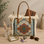 Canvas Tote Handbag - Image 4