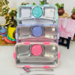 4 Grid Stainless Steel Lunch Box