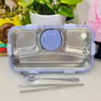 4 Grid Stainless Steel Lunch Box - Image 4
