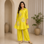 Pure Crepe Silk Palazzo Set