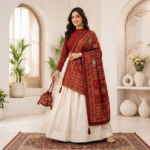 Traditional Patola Print Lehenga Choli Set